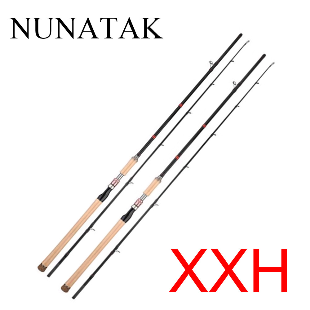 2024 NUNATAK UNBREAKABLE Lei Qiang Fishing Rod XH/XXH 2 Sections High Carbon fishing Rod Super Hard