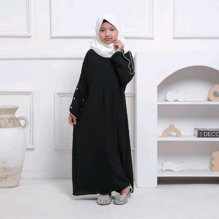 READY ABAYA MECCA DAILY ABAYA BASIC HABIBAH ANAK DAN DEWASA GAMIS CRINGKLE PREMIUM GAMIS UMRAH DAILY