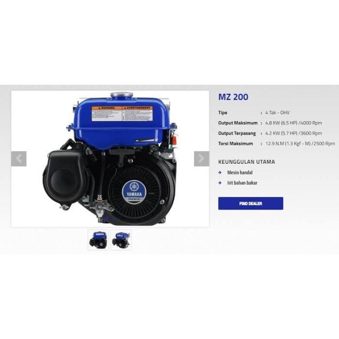 Penggerak-Mesin Serbaguna Yamaha MZ 200 Mesin Ketinting-Mesin