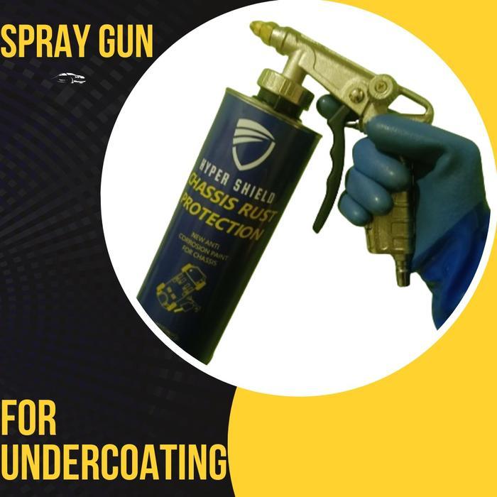 SPRAY GUN UNTUK APLIKASI CAT ANTI KARAT UNDERCOATING