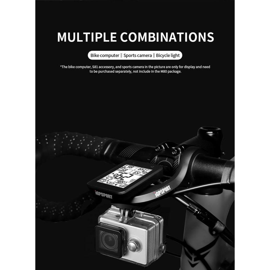 IGPSPORT BARFLY OUTFRONT BIKE MOUNT HOLDER CYCLOCOMP SEPEDA M80