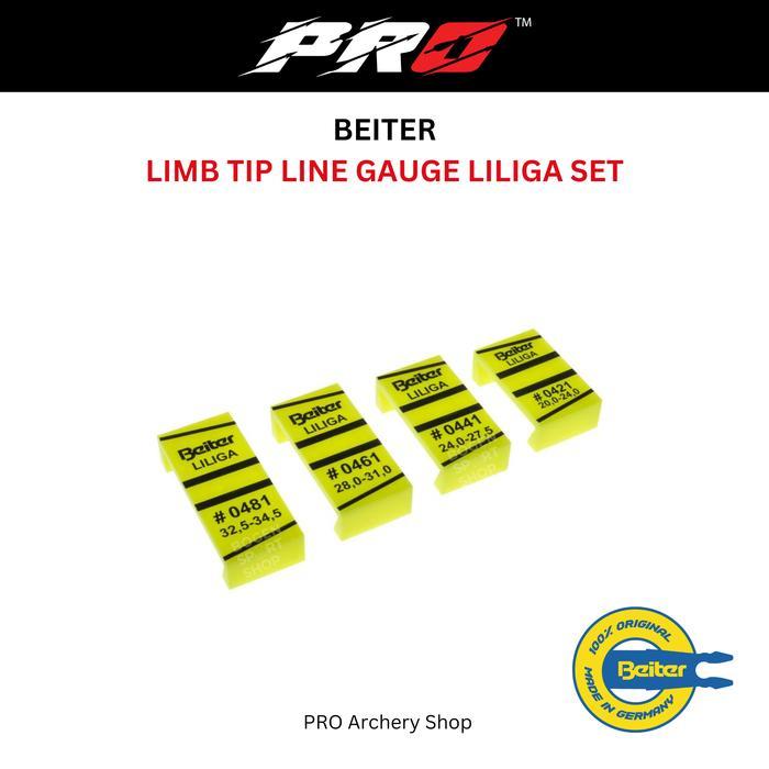 Beiter Limb Tip Line Gauge Set Alat / Tools Untuk Cek Kelurusan Busur Panahan Original Beiter