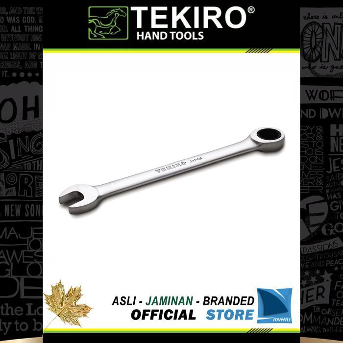 Kunci Pas Ring Racet Panjang 13 Mm - Single Gear Ratchet Tekiro