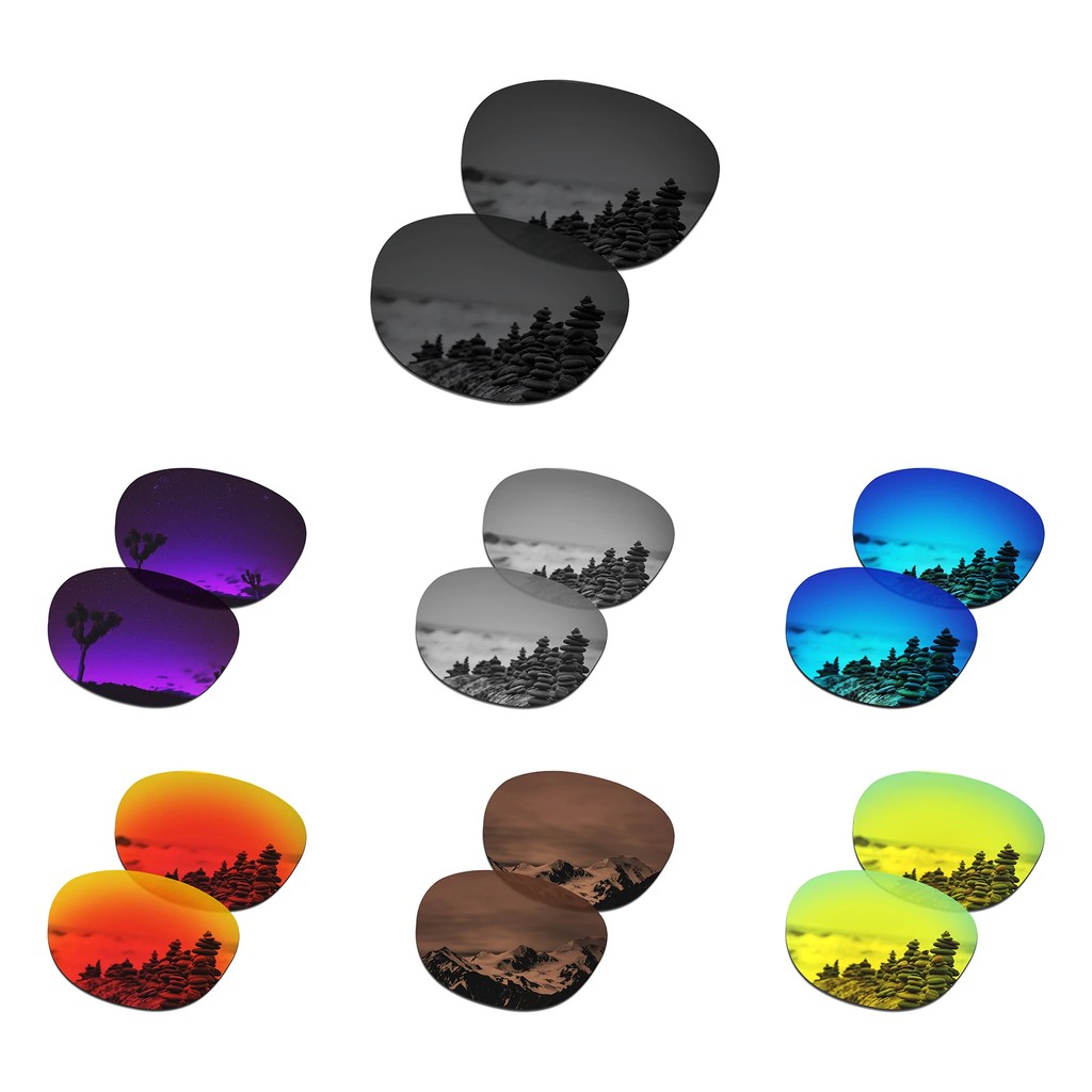 Dropshipping SmartVLT Replacement Lenses Polarized for Oakley Frogskins OO9013 55mm Sunglasses -