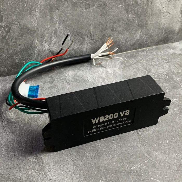 WS200 Waterproof siren switch 200 watt sirine motor alternatif wpa wpm