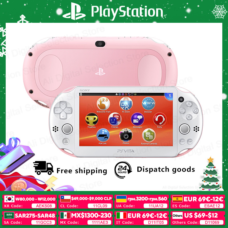 Sony Ps Vita 2000 Slim Retro Handheld Video Game Console Original Playstation PSV2000 with Touch