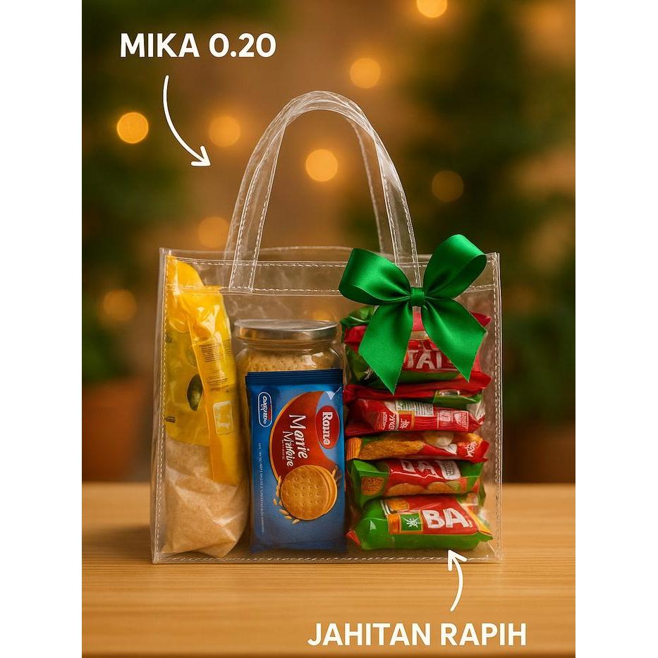 Tas Full Mika Transparant, Goodiebag Mika, Tas LunchBox, Hampers Mika