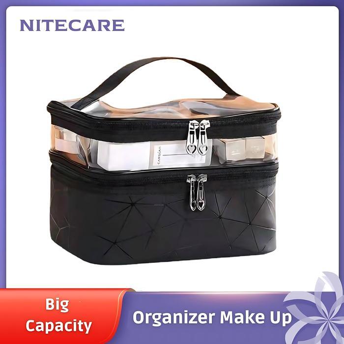 Tas Peralatan Kosmetik Make Up Cosmetic Bag Organizer Kapasitas Besar