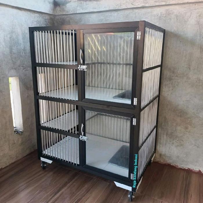 Premium Kandang Kucing Alumunium (Raja Kandang Bekasi) Original