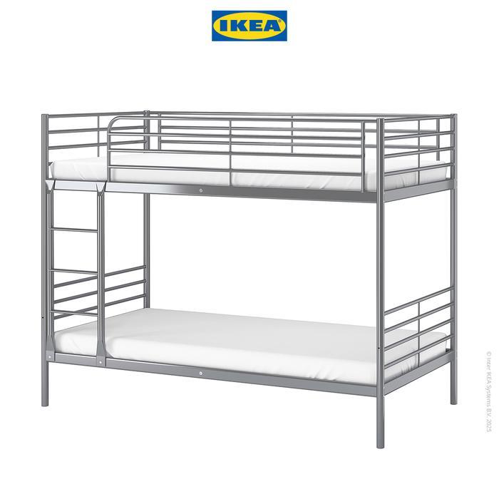 IKEA SVARTA Rangka Tempat Tidur Tingkat 90x200 cm - Tidak Dirakit