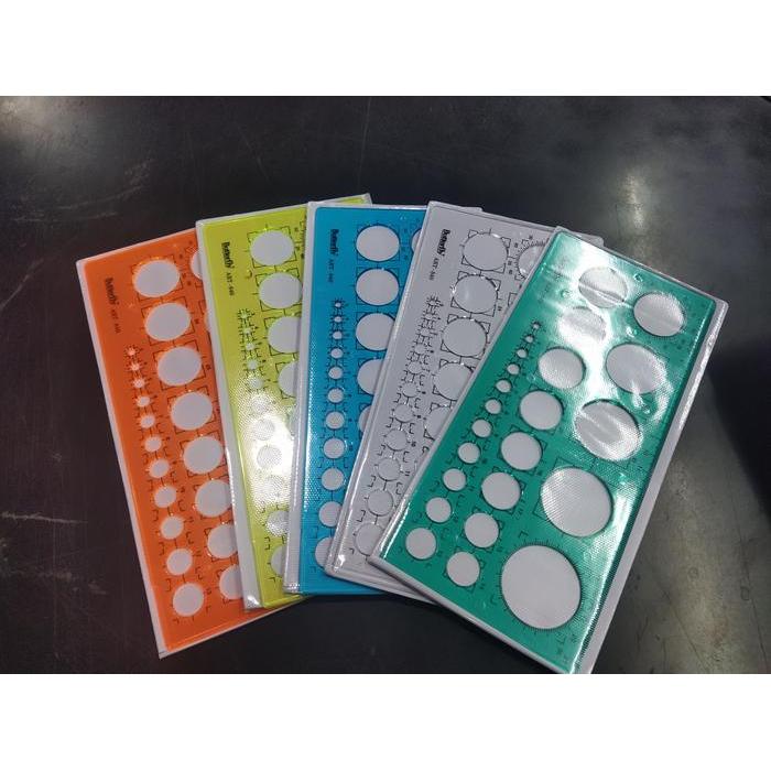 PENGGARIS OVAL/BULAT ROTRING MAL LINGKARAN TECHNICAL DRAWING RULER