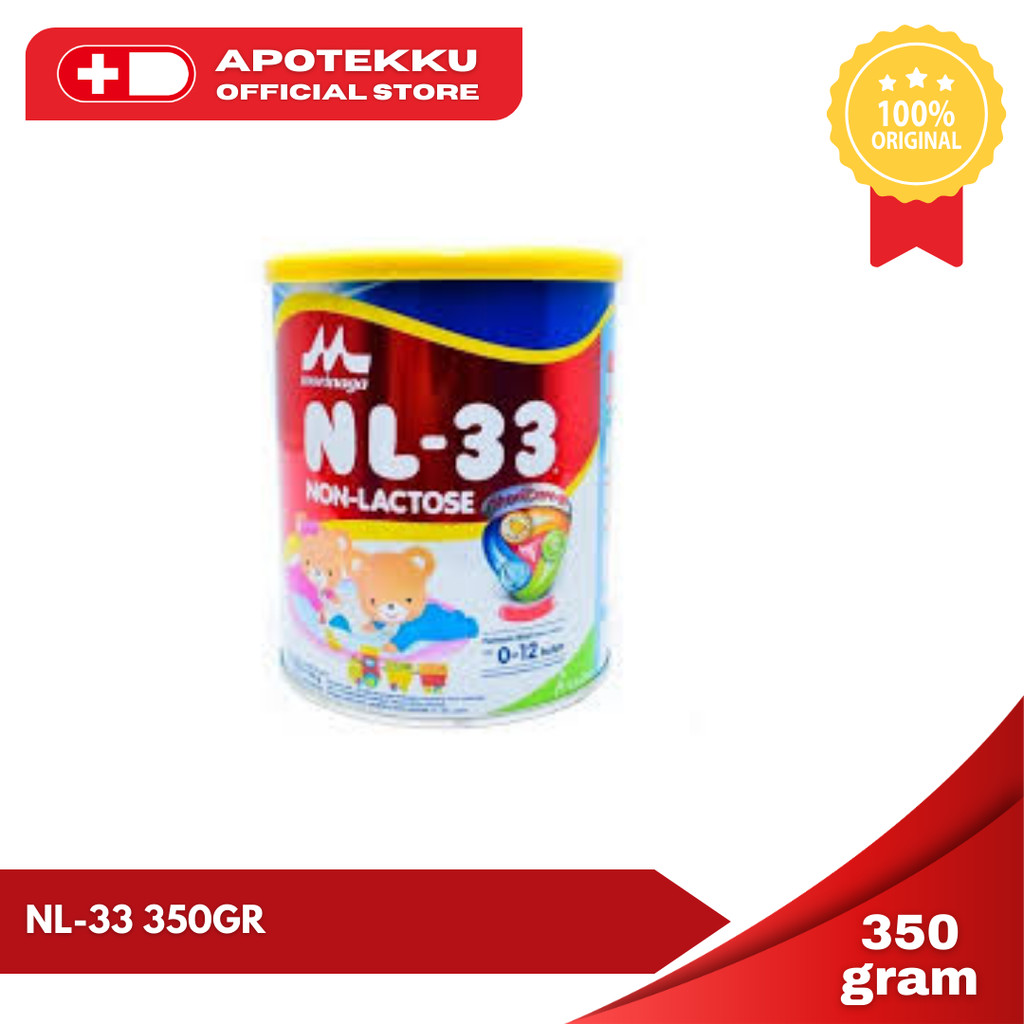 Morinaga NL-33 Non-Lactose 350g - Susu Bebas Laktosa (0-12 Bln)