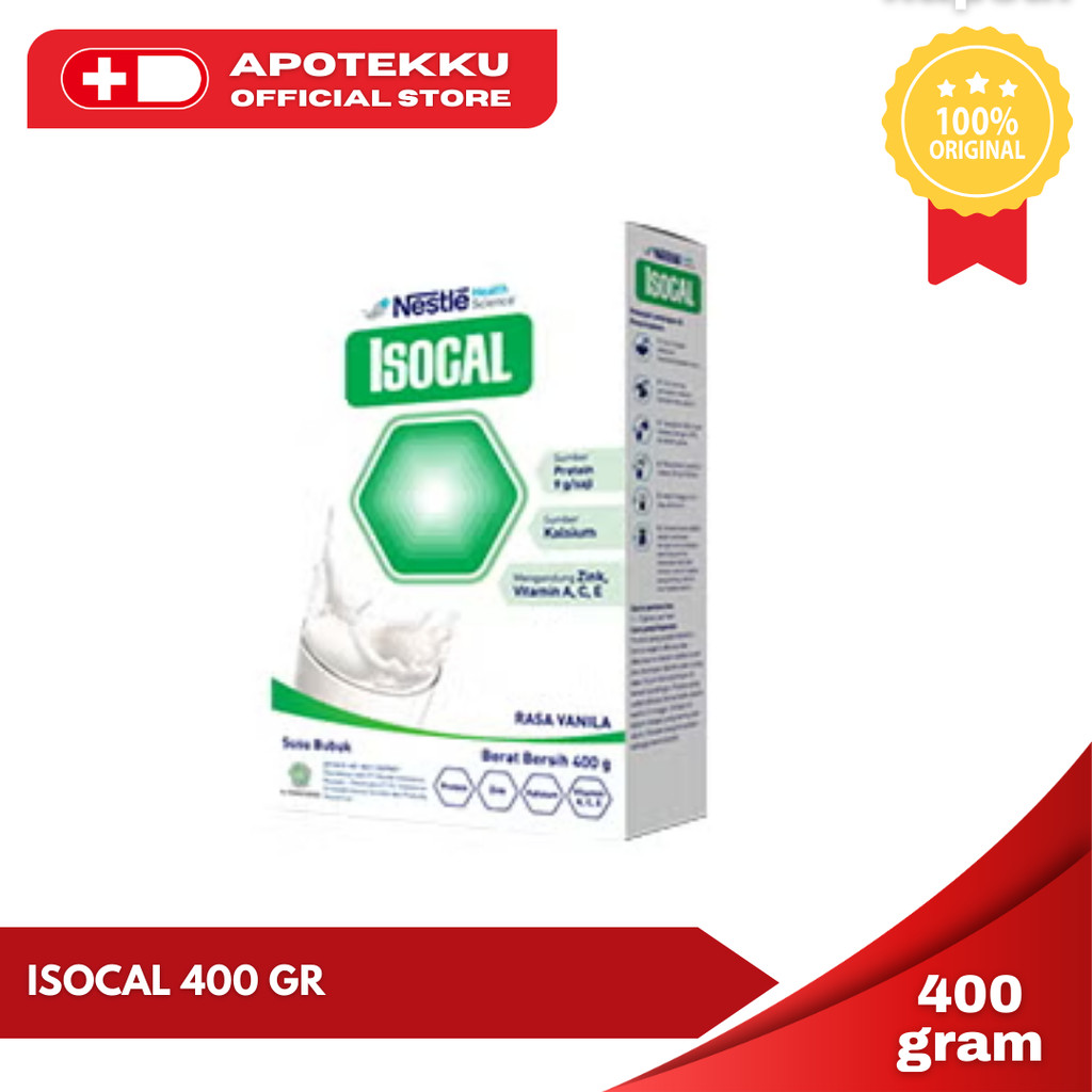 Nestle Isocal Powder 400g - Susu Bubuk Nutrisi Seimbang