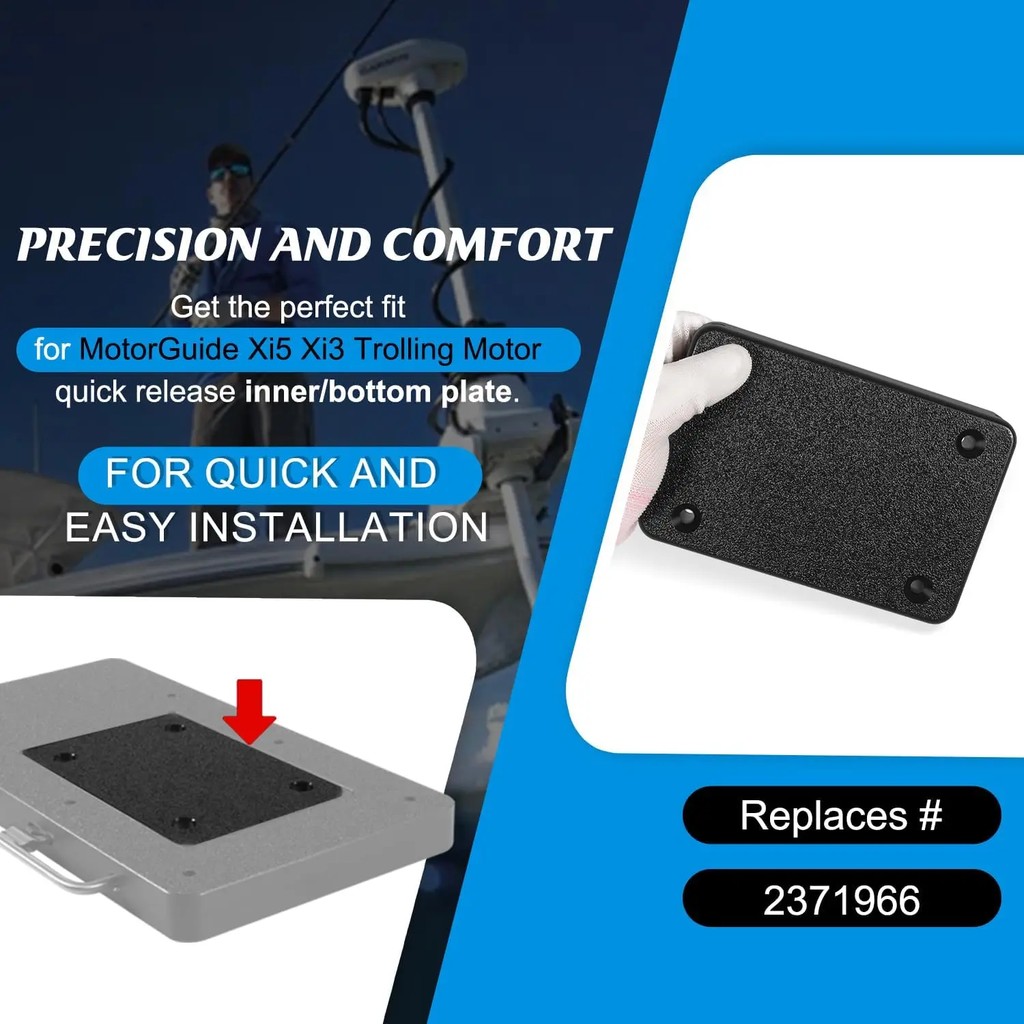 Inner Plate Bottom PlateFreshwater System for MotorGuide Xi5 Xi3 Trolling Motor Quick-Release