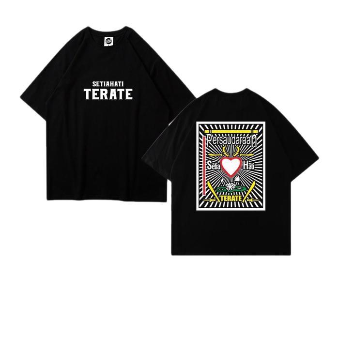 TERLARIS Baju Kaos Atasan Psht Lambang Besar Dipunggung Hati Bersinar Lawasan Kualitas Bahan Katun