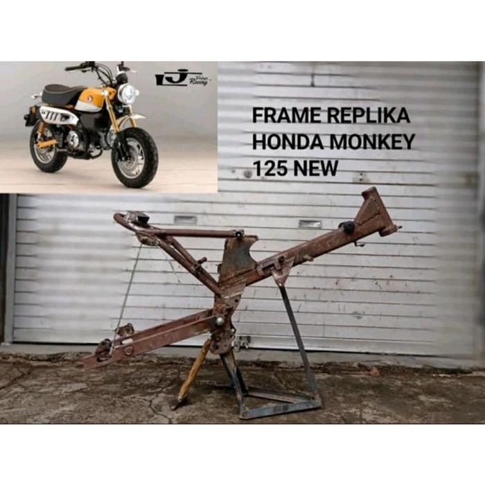 Rangka Frame Honda Monkey New 125 Set Arm Pnp Mesin Karisma Supra 125