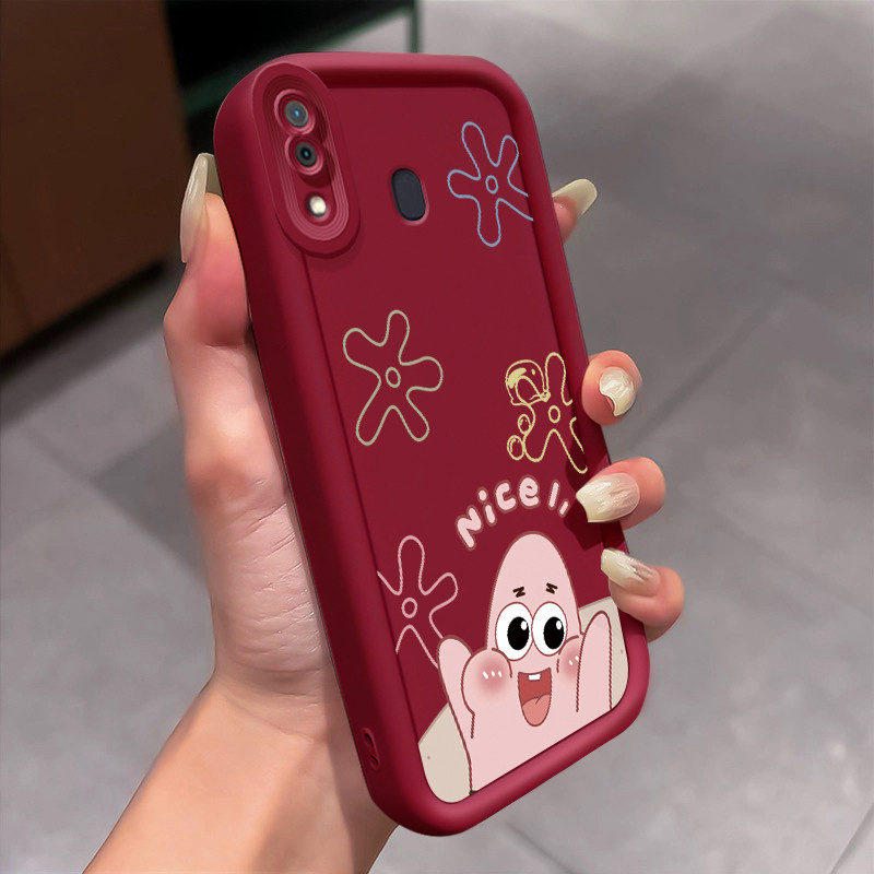 Casing Hp untuk Samsung Galaxy A20 A20s A30 A21s M10s Case Patrick Bintang lembut Kasing silikon ant