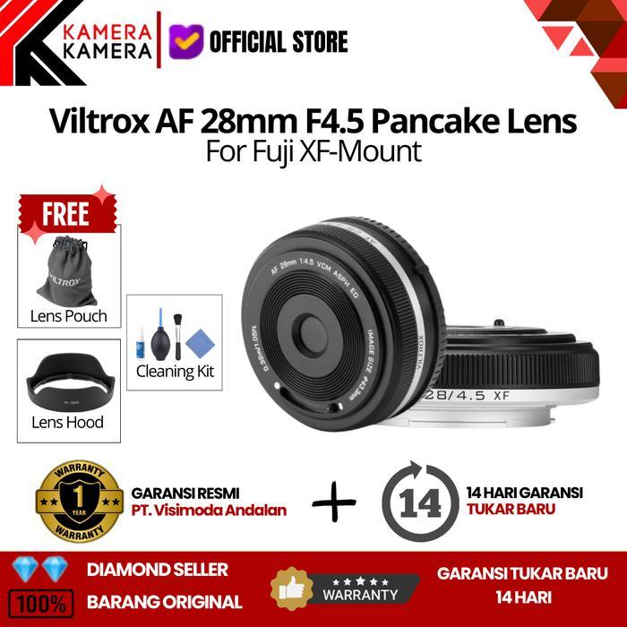 Viltrox AF 28mm f4.5 Pancake Lens for Fujifilm XF Mount Garansi Resmi
