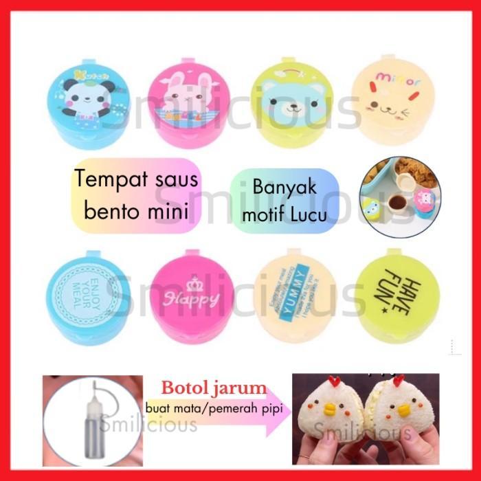 Tempat Saos Bento Mini Tempat Saus Bekal Anak Wadah Sambal Saos Cup