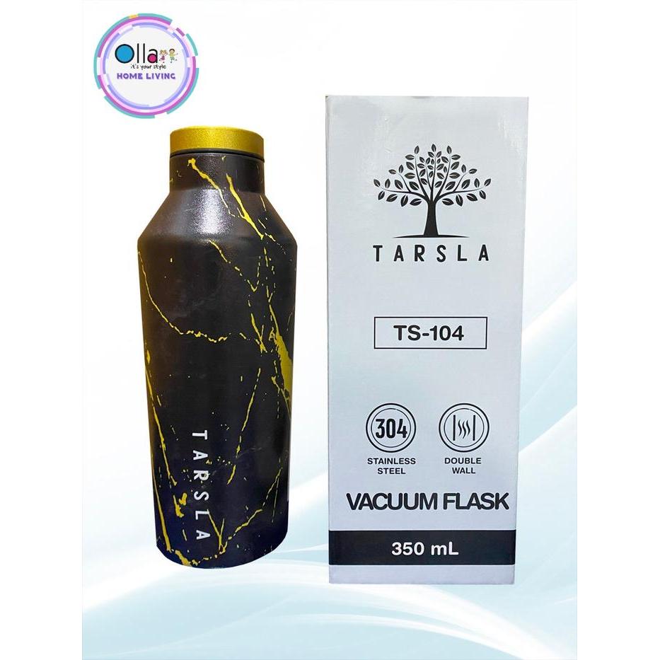 Botol Minum Thermos Copper Gold TS-104 Stainless Steel Tumbler Printing Series Vacum Flask 350 ML