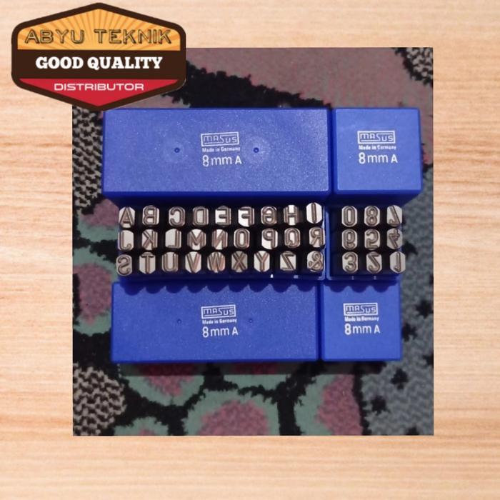 Huruf Dan Angka Ketok 8Mm Merek Masus Germany