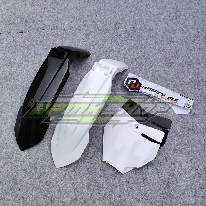 SPAKBOR DEPAN KTM 85 SET PAPAN NOMER KTM 85 2020 SET SUPERMOTO