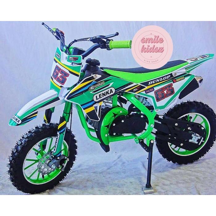 Motor Bensin Anak Lenka MC63 Mini Trail Anak 2 Tak 50cc Mesin Rumput