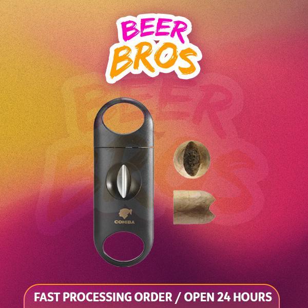 [] Pemotong Cerutu Cigar Cutter Guillotine V-Cut