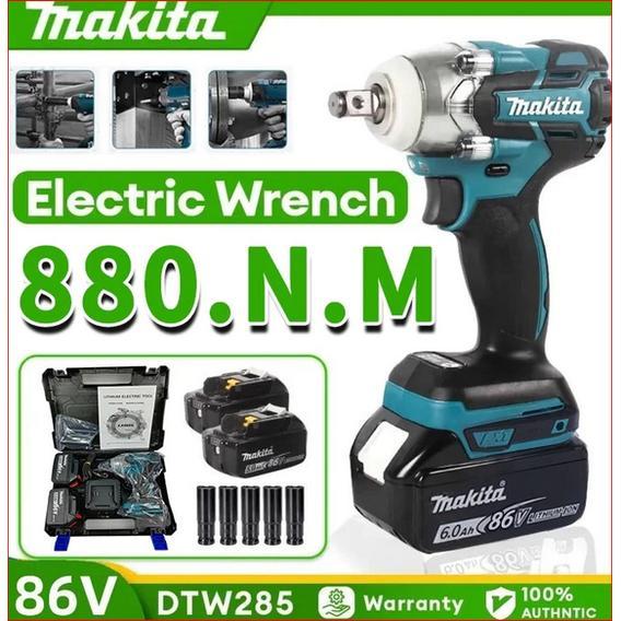 MAKITA Mesin Bor Impact Drill Listrik 86 Volt 2 Baterai 800 NM Bor Tangan Elektrik Multifungsi - RGL