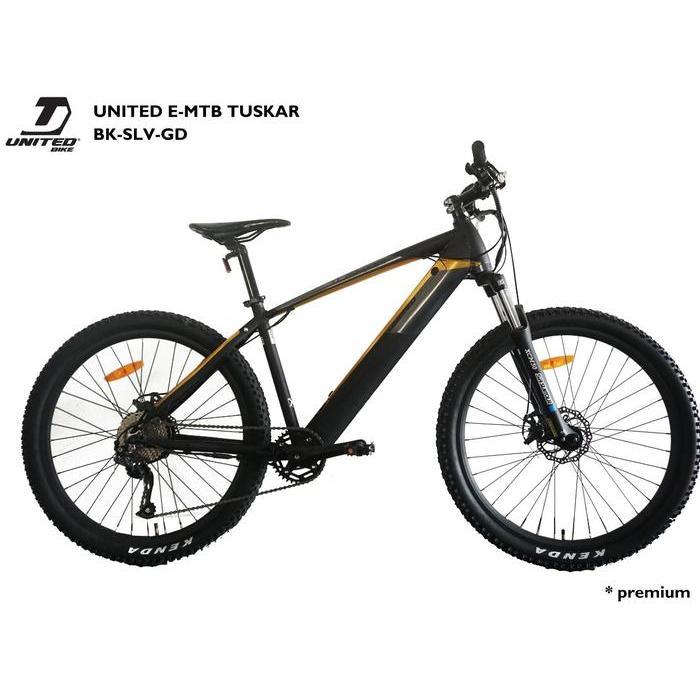 Sepeda Gunung MTB Listrik Ebike 27.5 United Tuskar