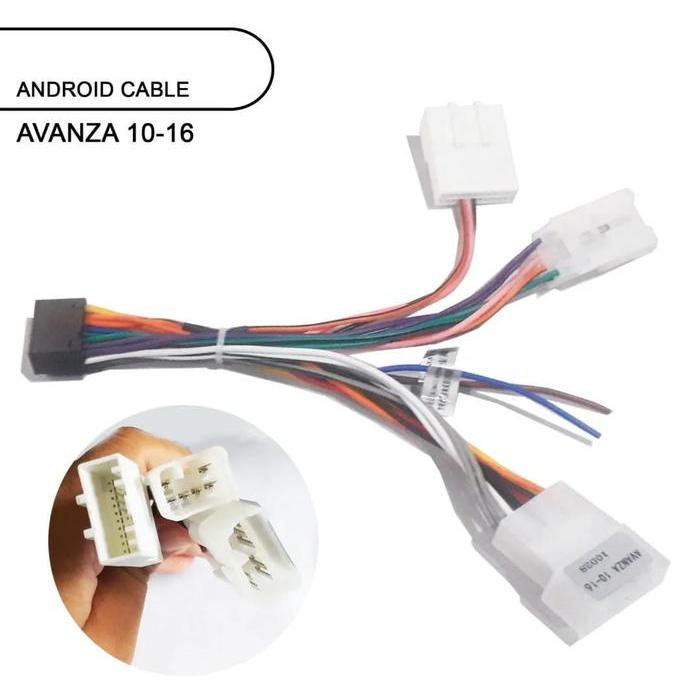 Ready Wiring Soket Head Unit untuk Toyota Avanza
