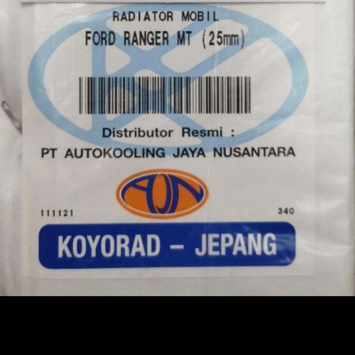 Radiator Mazda Bt50 Manual Koyorad Original