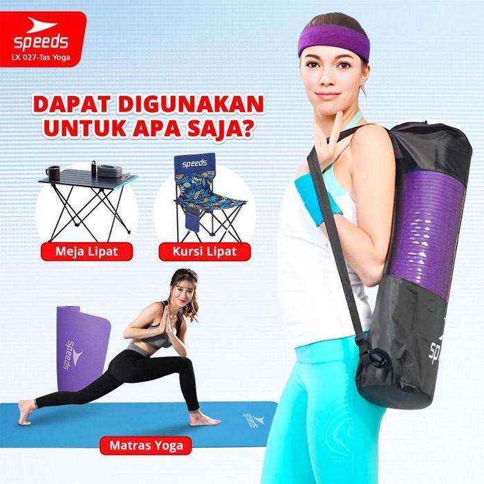 SPEEDS Tas Matras Yoga Water Resistance Anti Air Tas Yoga Mat Jaring Mesh Bag 027-TAS-YOGA