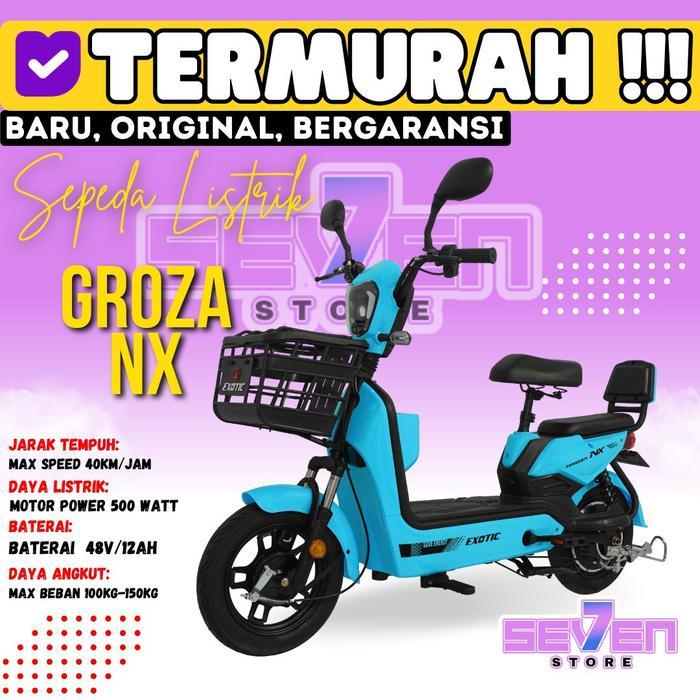 Sepeda Listrik Exotic Groza Nx Garansi Resmi Exotic