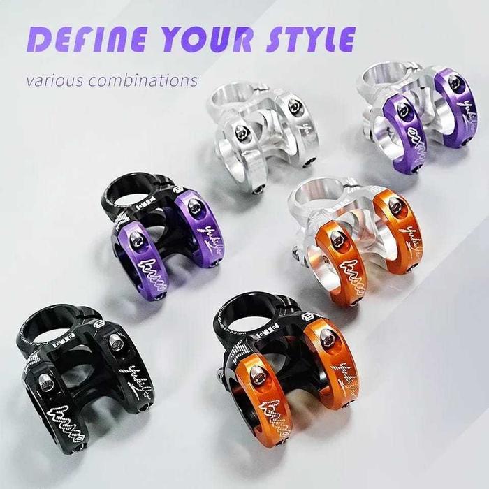 Stem Pendek KRSEC VR 31.8 x 40 mm clamp 31.8mm Sepeda MTB Enduro DH Downhill