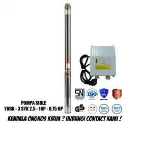 York SQ 3/4 PK (3SYK 2.5-16P) (Pompa Air Submersible)