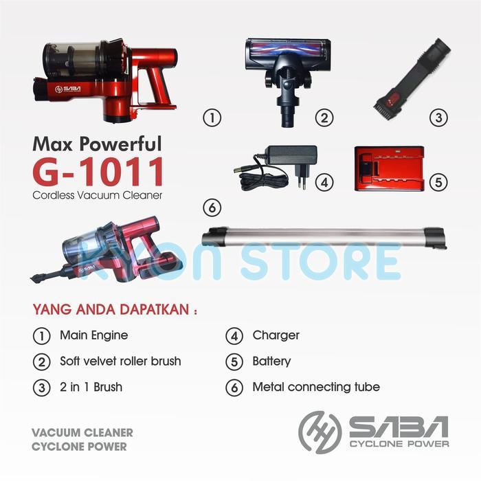 VACUUM CLEANER SABA G-1011 CYCLONE POWER Motor Berkinerja Tinggi