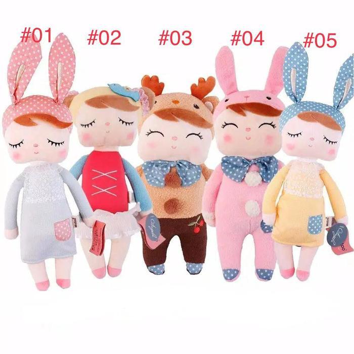 TS Boneka Metoo Angela, Metoo Kelinci, Rusa / Boneka Metoo Original