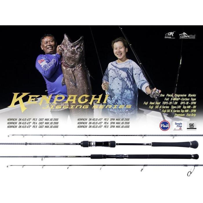 Joran Mancing DURAKING KENPACHI Jigging SERIES SPINNING - OVERHEAD