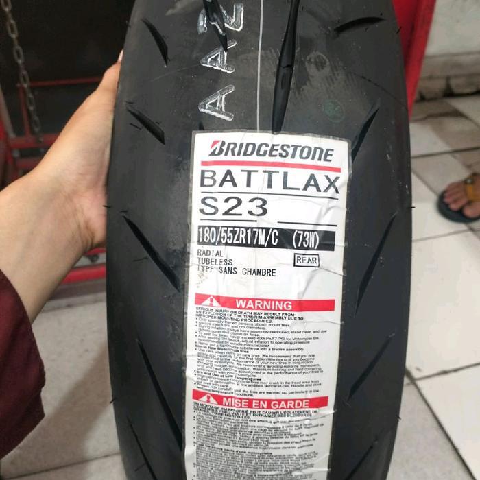 Ban Luar Battlax S21 Ukuran 180/55-17 Ban Tubeless