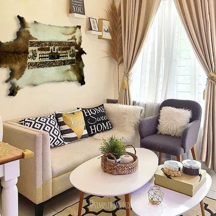 kaligrafi kulit kambing asli lembaran