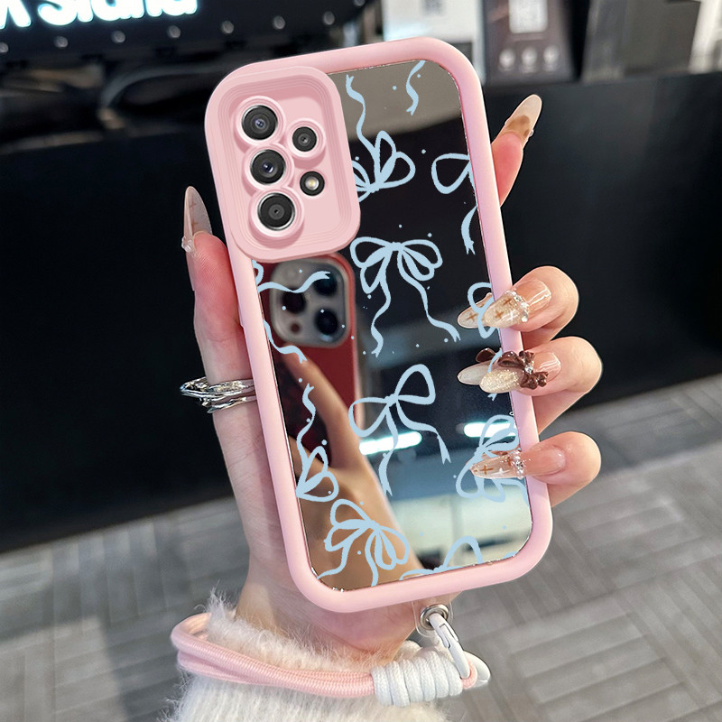 Casing Hp untuk Samsung Galaxy A52 4G A52 5G A52s 5G A53 5G A23 4G A23 5G Case Casing busur pola Sil