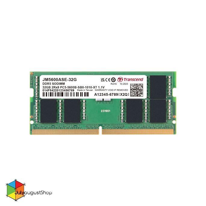 Transcend SO-DIMM DDR5 5600Mhz 32GB (1x32GB) - JM5600ASE-32G