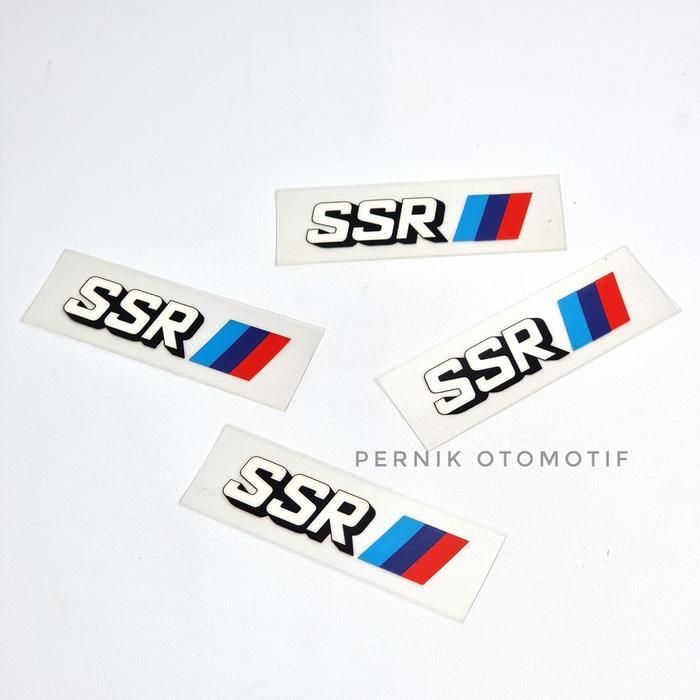 SSR Wheel Sticker Stiker Decal Velg Original Japan for SSR Type C / F