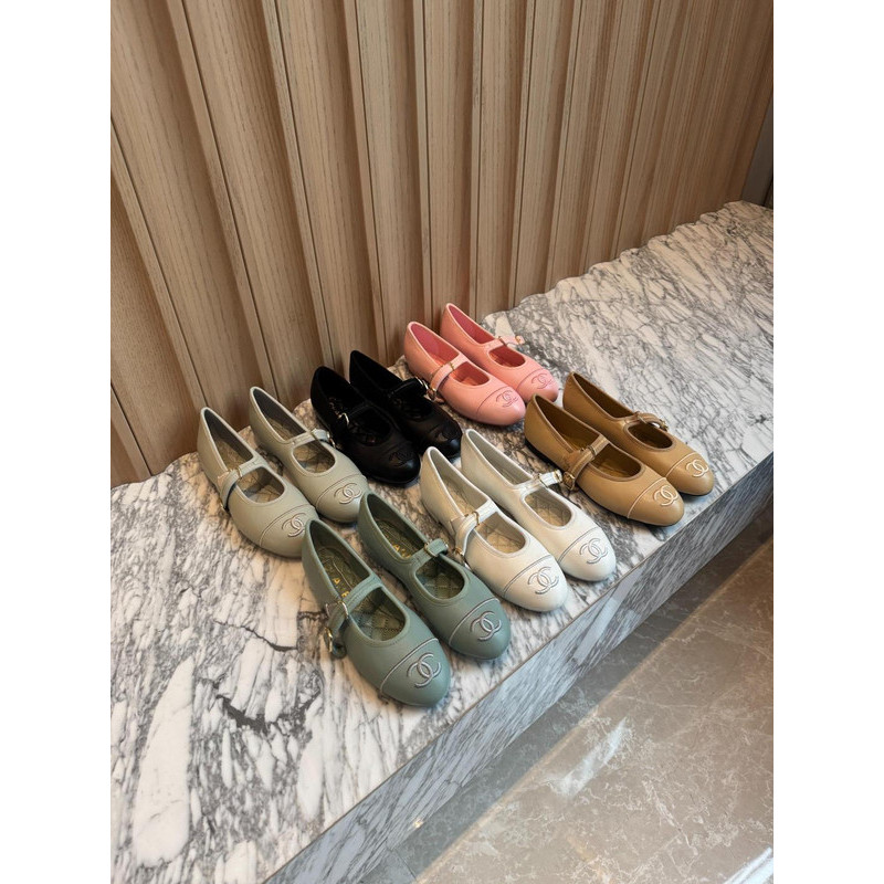 Sepatu Mary Jane Flat Shoe Wanita VVIP Quality Import Branded Leather