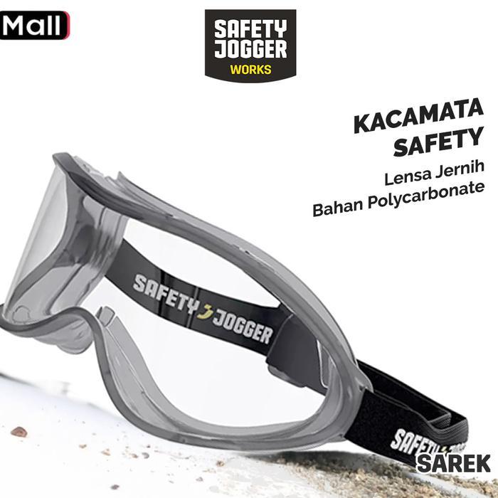 Safety Jogger Works Kacamata Safety Jogger Sarek Keselamatan Lensa Polikarbonat Anti Gores UV