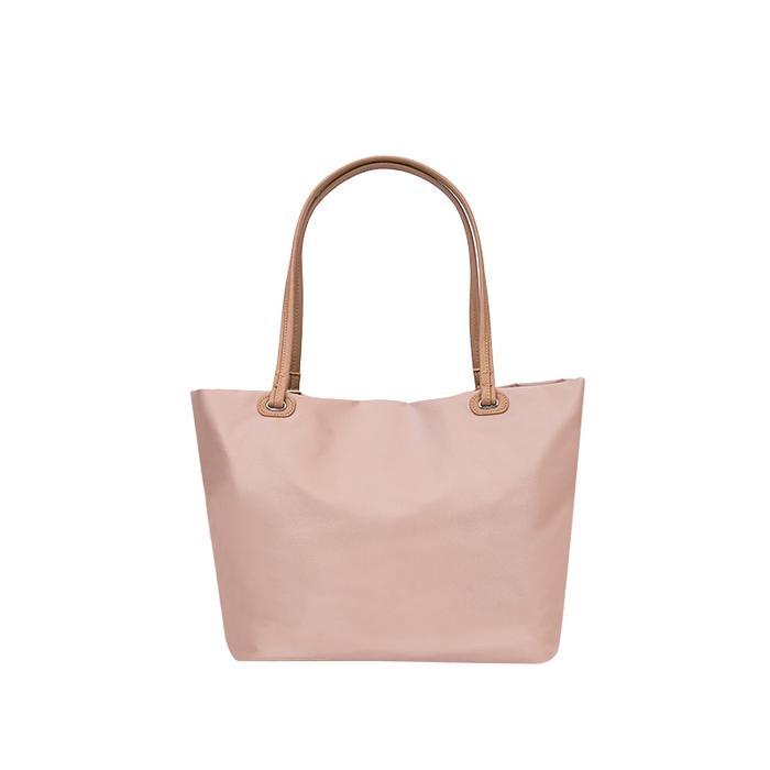 OHSOME - Egradable Simple Tote Bag Apricot/Black Color Tas Bahu Warna Apricot/Hitam