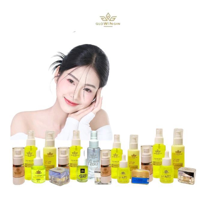 terlaris, best seller GLOWINGIN SKINCARE paket premium Pemutihan Semua jenis kulit sensitif kulit