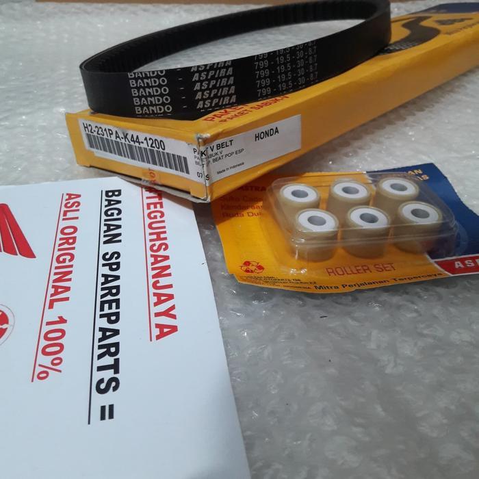 Van Belt V Belt V-Belt 1 Set + Roller Beat Esp / Beat Pop Esp Aspira