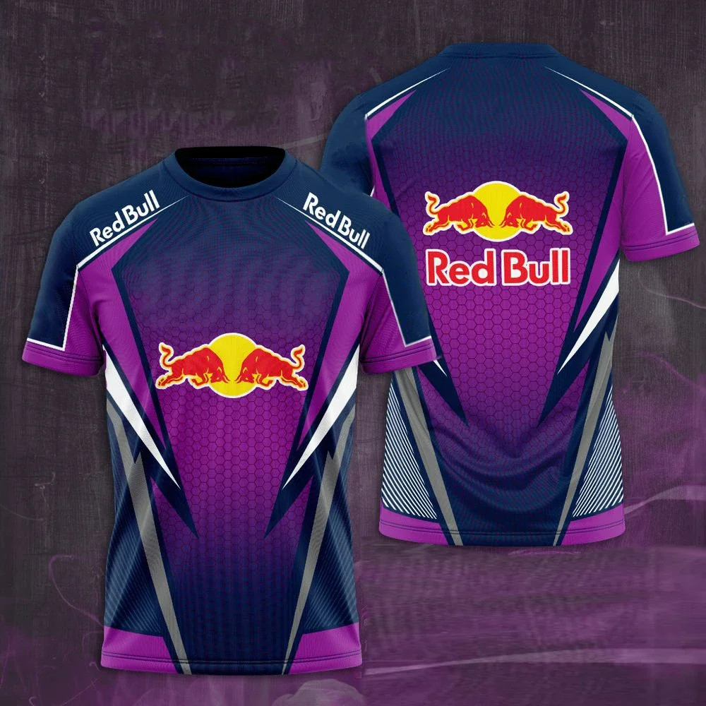 Red Bull T-Men'S Luxury Brand Shirts, Men'S Sports T-Shirts, Printed T-Shirts, T-Shirts, Red Bull